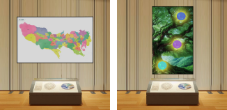 PC上でタッチするボタンは、自由にデザインすることが可能です。